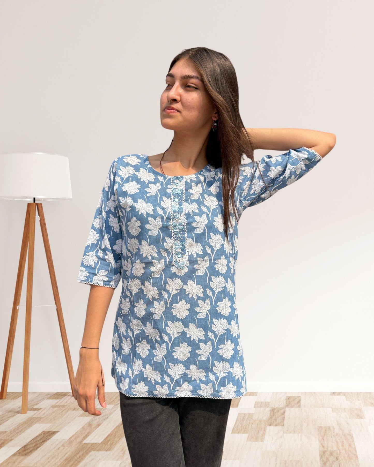 Sky Whispers Kurti