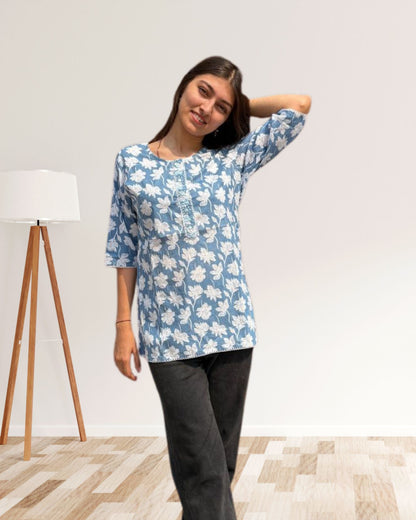 Sky Whispers Kurti