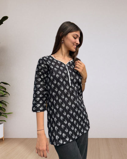 Midnight Mist Kurti