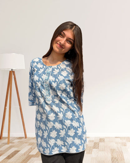 Sky Whispers Kurti